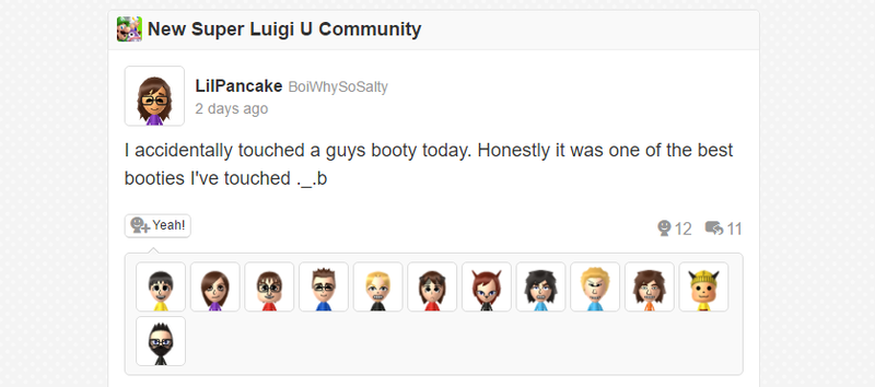 Illustration for article titled Luigi's Miiverse Community Has Become A Shitposter's Paradise In 2016